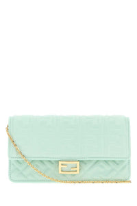 FENDI Fendi Men Tiffany Nappa Leather Baguette Wallet