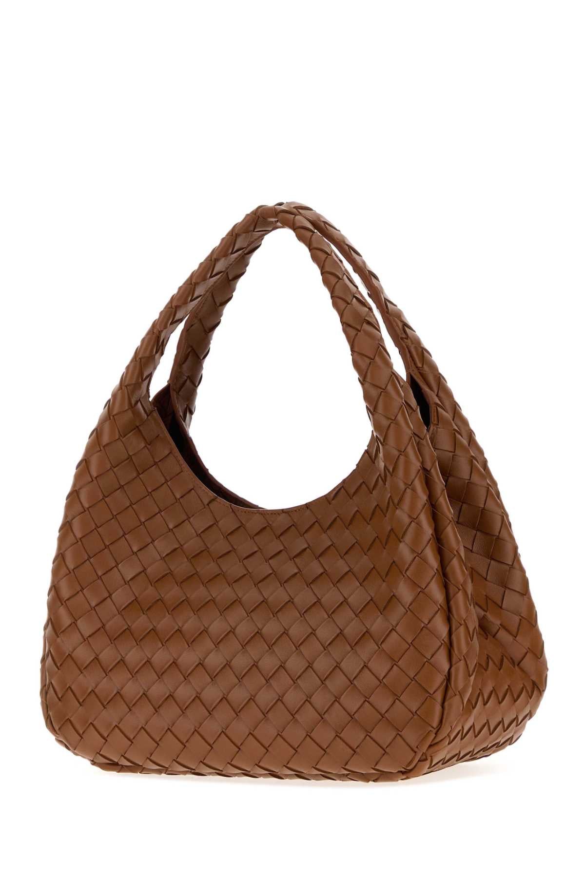 BOTTEGA VENETA Bottega Veneta Women Caramel Leather Campana Shoulder Bag