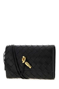 Bottega Veneta Women Black Nappa Leather Andiamo Crossbody Bag