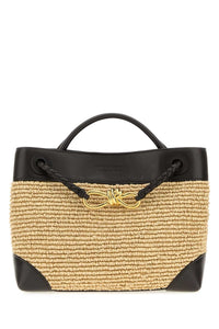 Bottega Veneta Women Raffia Small Andiamo Handbag