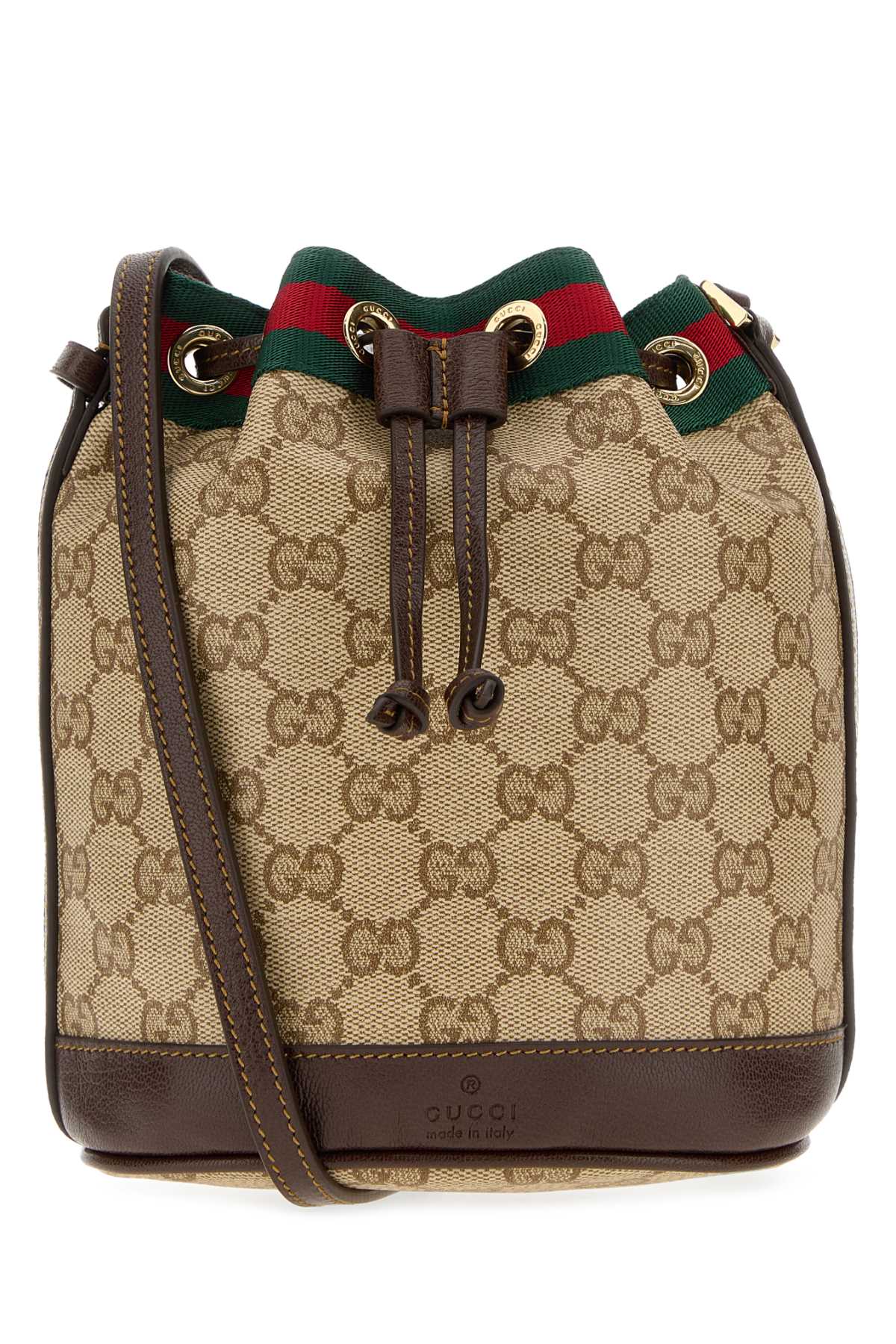 Gucci Women Gg Fabric Mini Bucket Bag