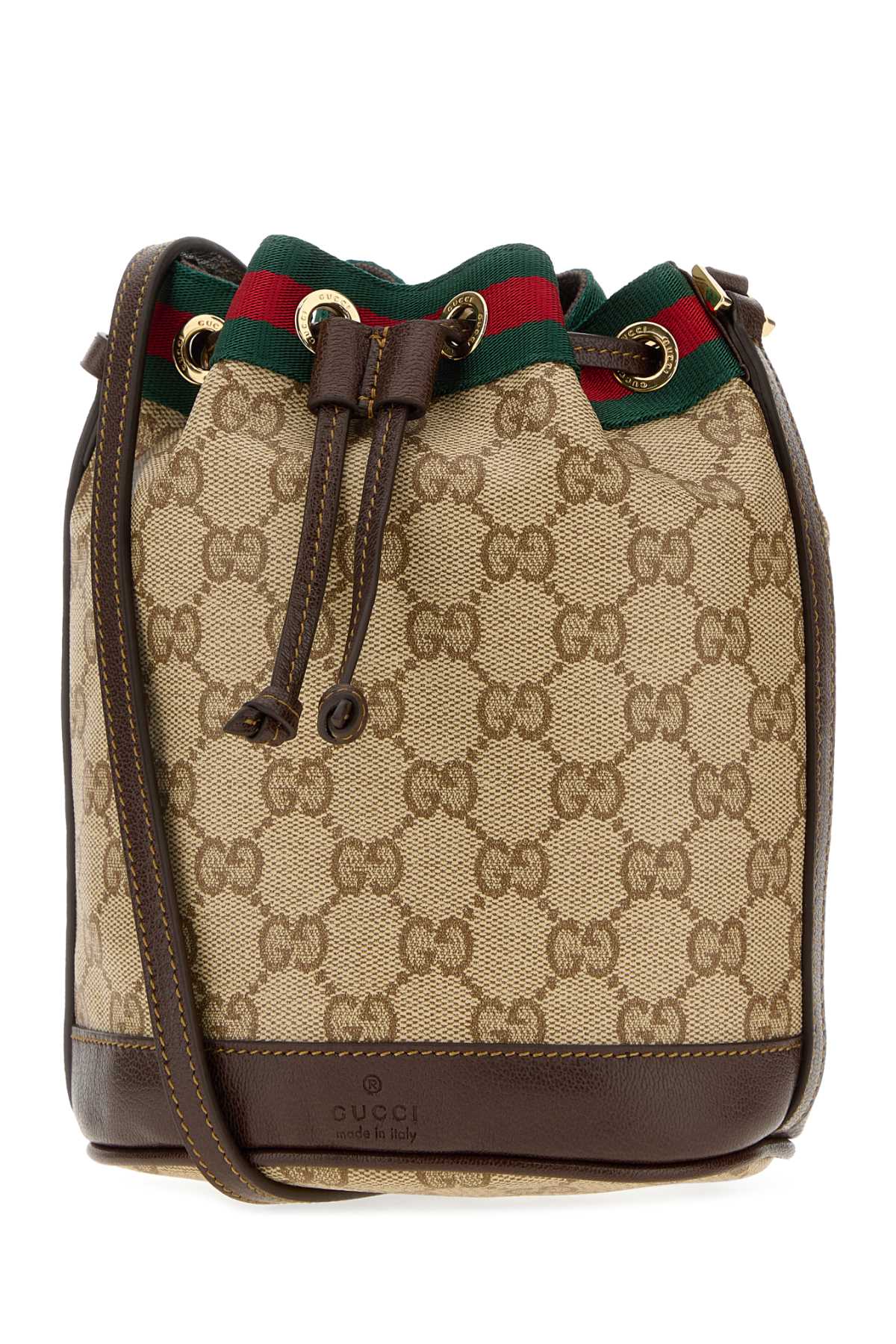 Gucci Women Gg Fabric Mini Bucket Bag