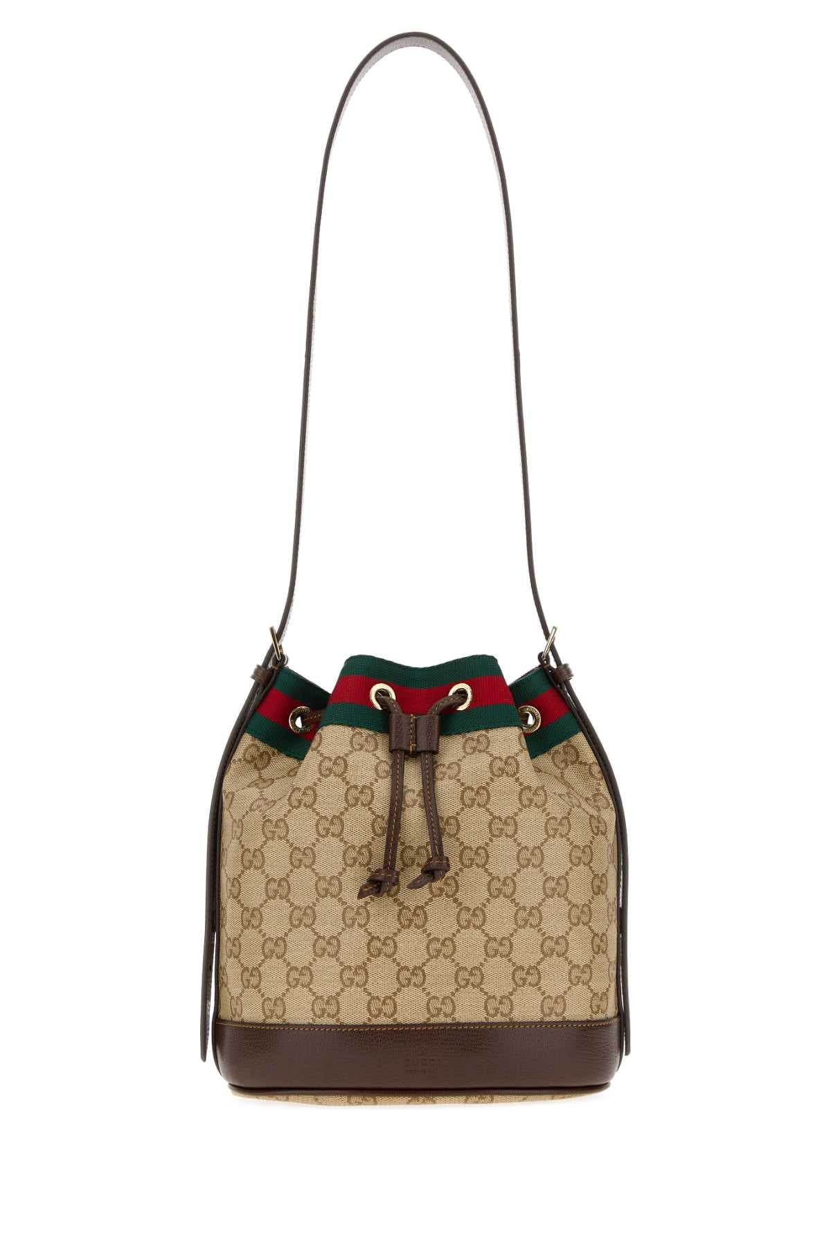 Gucci Women Gg Canvas Gucci Venice Bucket Bag