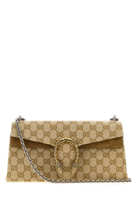 Gucci Women Gg Fabric Medium Dionysus Shoulder Bag