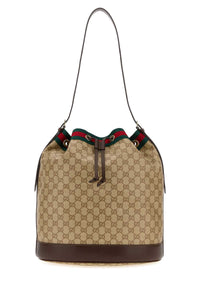 Gucci Women Gg Canvas Bucket Bag