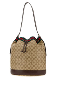 Gucci Women Gg Canvas Bucket Bag