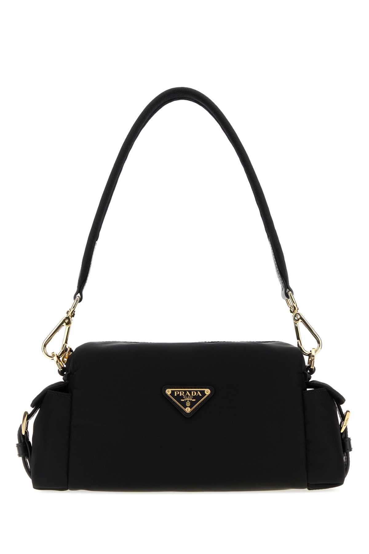 Prada Women Black Canvas Shoulder Bag – Bluefly