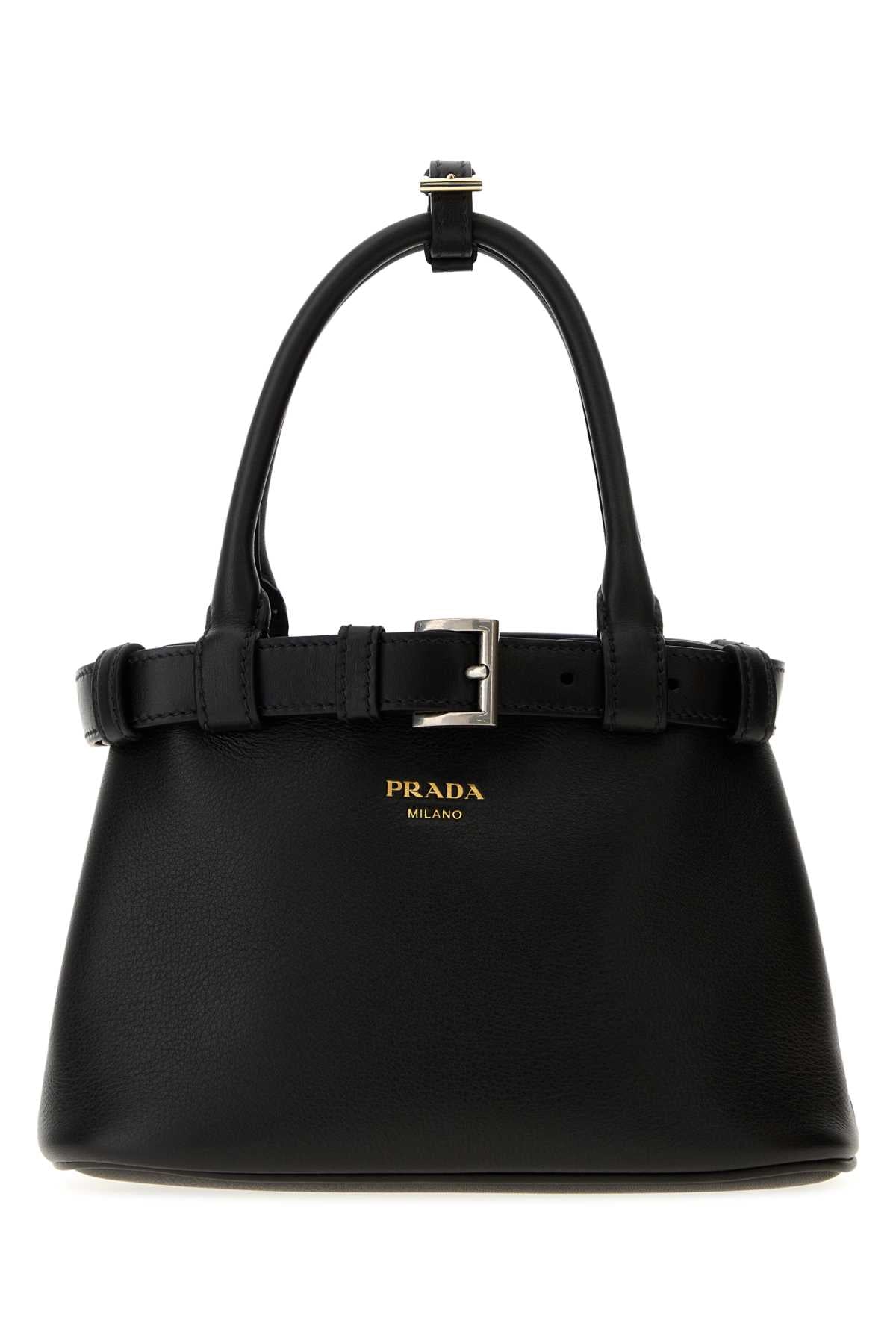 Prada Women Black Leather Handbag