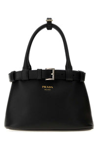 Prada Women Black Leather Handbag