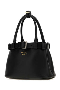 Prada Women Black Leather Handbag