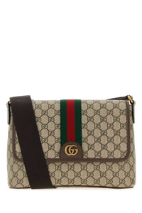 Gucci Men Gg Canvas Medium Ophidia Crossbody Bag