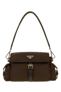 PRADA Prada Women Brown Re-Nylon Shoulder Bag