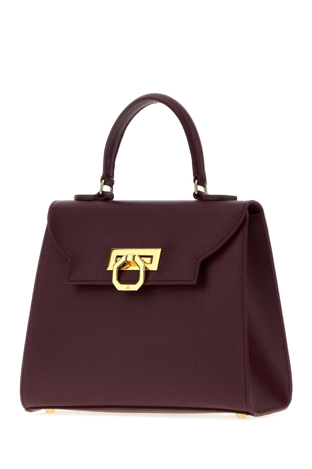 Carbotti Women Grape Leather Loren Handbag