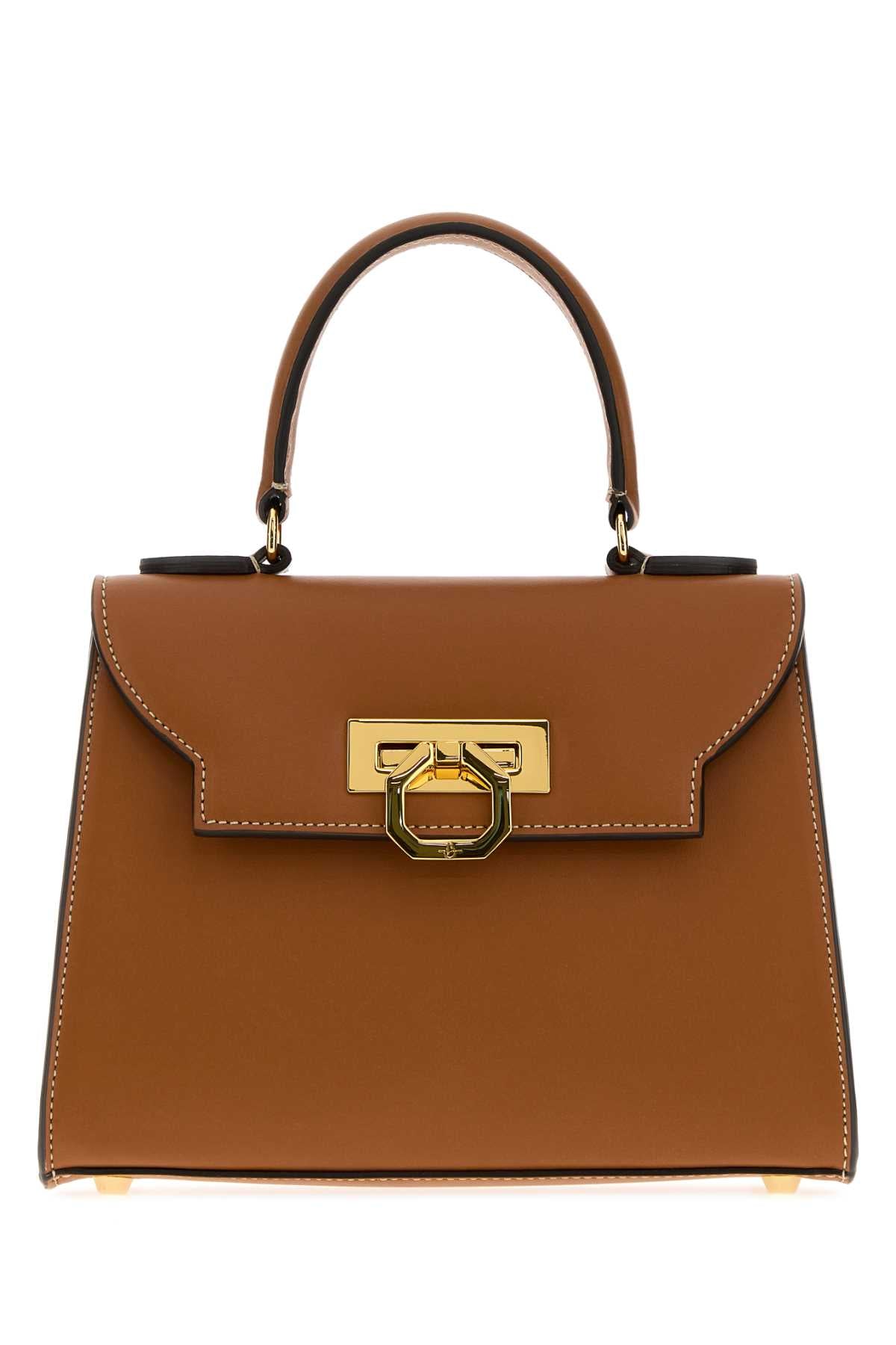 CARBOTTI Carbotti Women Camel Leather Erika Handbag