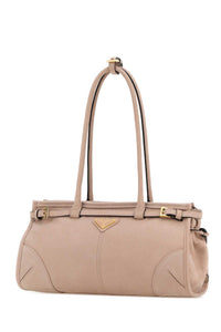 Prada Women Pink Nabuk Prada Bonnie Shoulder Bag