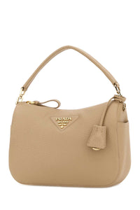 Prada Women Beige Leather Small Handbag