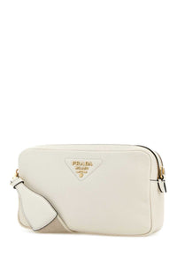 Prada Women White Leather Crossbody Bag