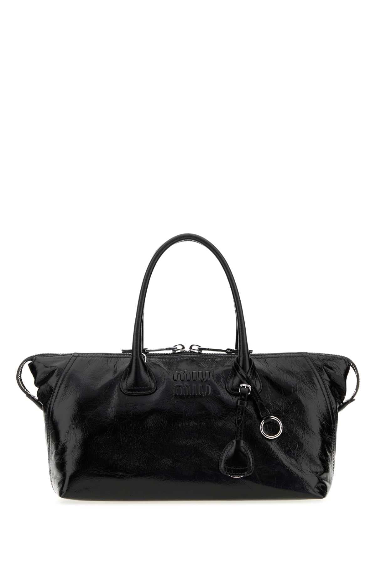 Miu Miu Women Black Leather Handbag
