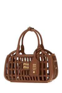 Miu Miu Women Brown Leather Handbag
