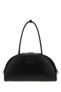 Miu Miu Women Black Leather Shoulder Bag