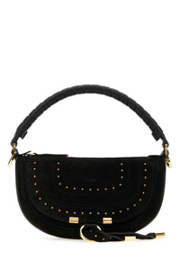 CHLOE Chloe Women Black Suede Mini Marcie Shoulder Bag