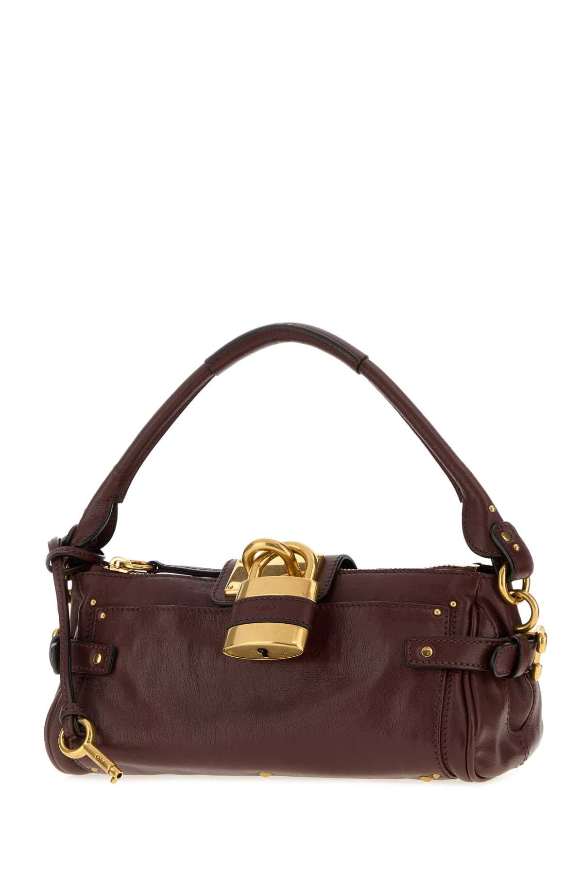 CHLOE Chloe Women Chocolate Leather Paddington Shoulder Bag