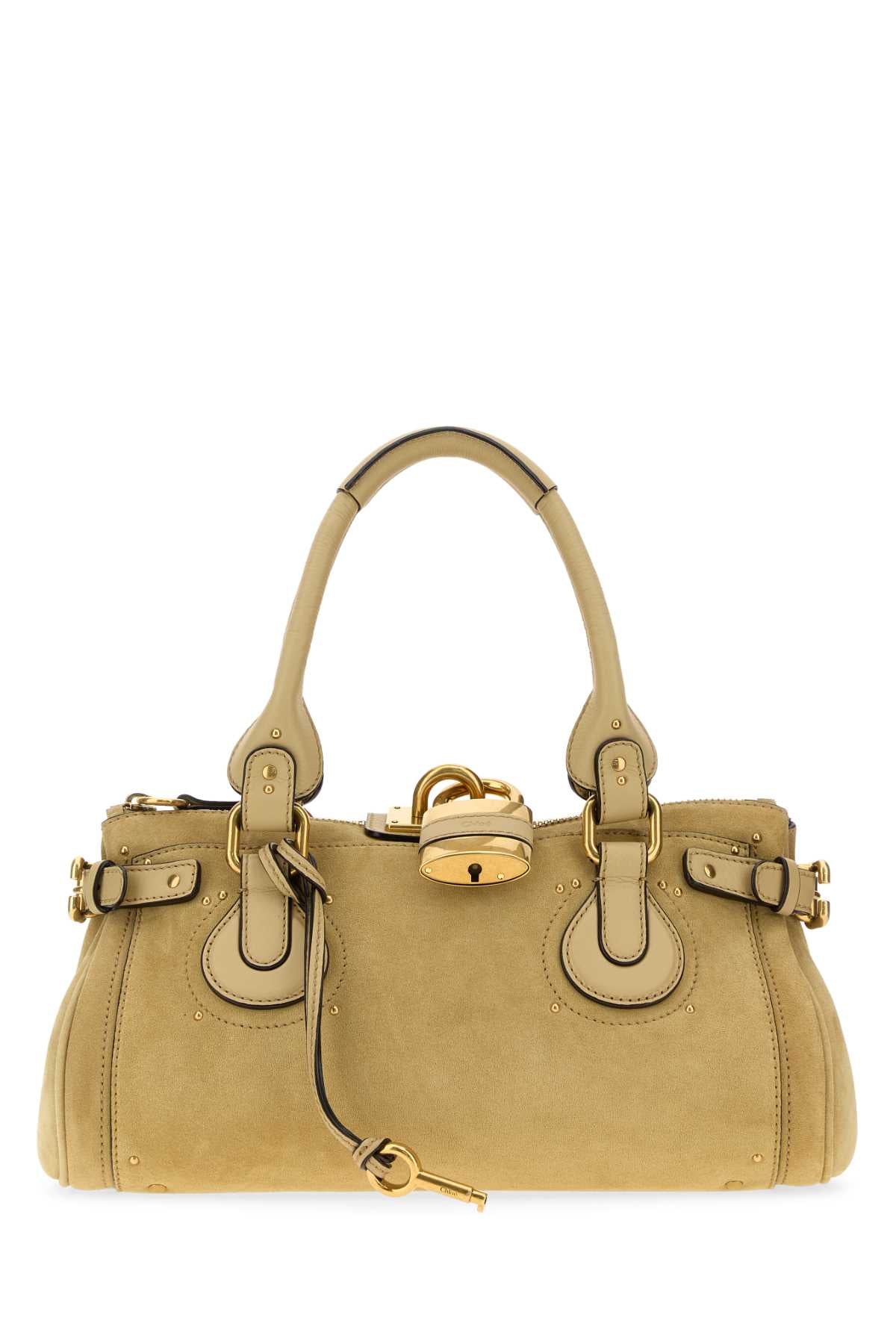 CHLOE Chloe Women Mustard Suede Paddington Shopping Bag