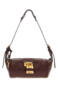CHLOE Chloe Women Burgundy Leather Paddington Shoulder Bag