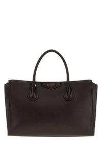 GIVENCHY Givenchy Women Dark Brown Leather Medium Antigona Catchall Shopping Bag