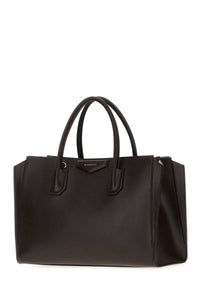 GIVENCHY Givenchy Women Dark Brown Leather Medium Antigona Catchall Shopping Bag