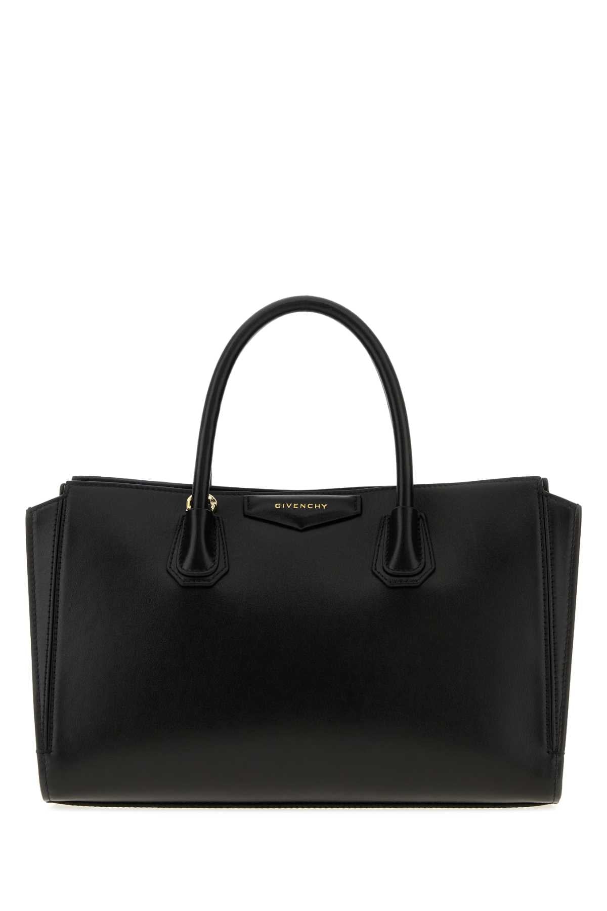 GIVENCHY Givenchy Women Black Leather Small Antigona Catchall Handbag