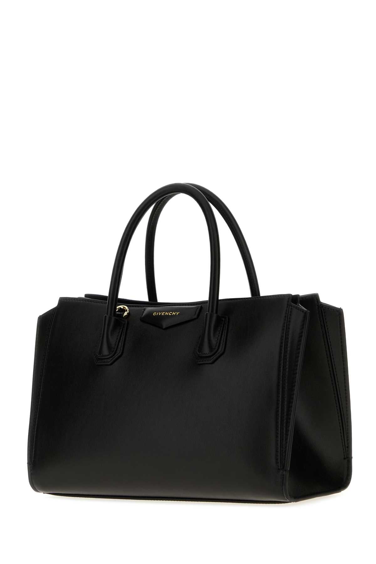 GIVENCHY Givenchy Women Black Leather Small Antigona Catchall Handbag