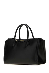 GIVENCHY Givenchy Women Black Leather Small Antigona Catchall Handbag