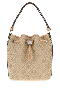TORY BURCH Tory Burch Women Embroidered Canvas Bucket Bag