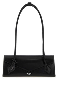 Alaia Women Black Leather Small Le Teckel Shoulder Bag