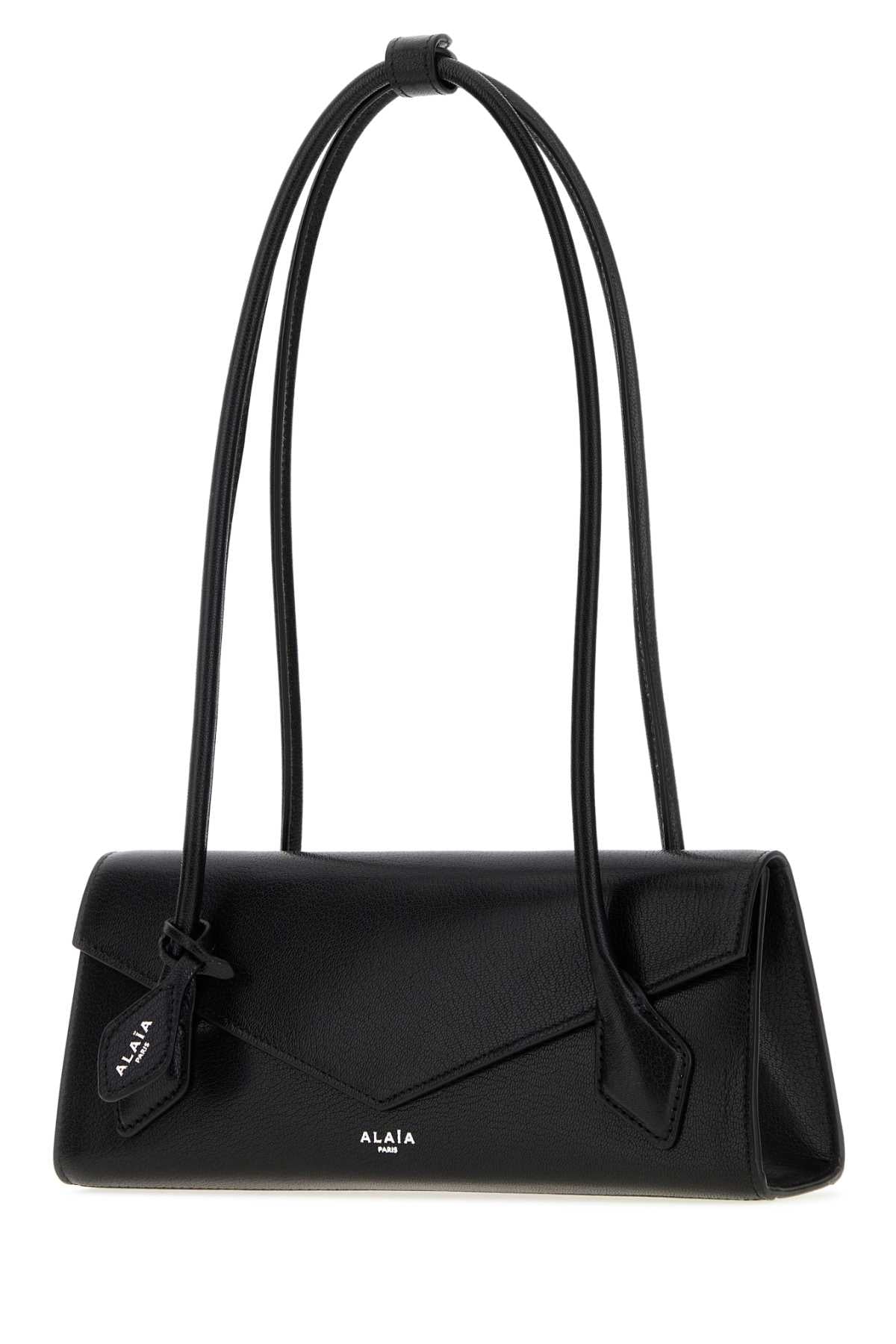 Alaia Women Black Leather Small Le Teckel Shoulder Bag
