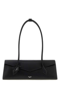Alaia Women Black Leather Teckel Shoulder Bag
