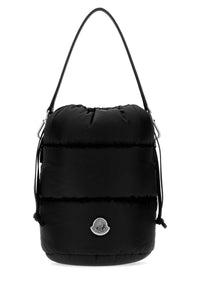 MONCLER Moncler Women Black Nylon Caradoc Bucket Bag