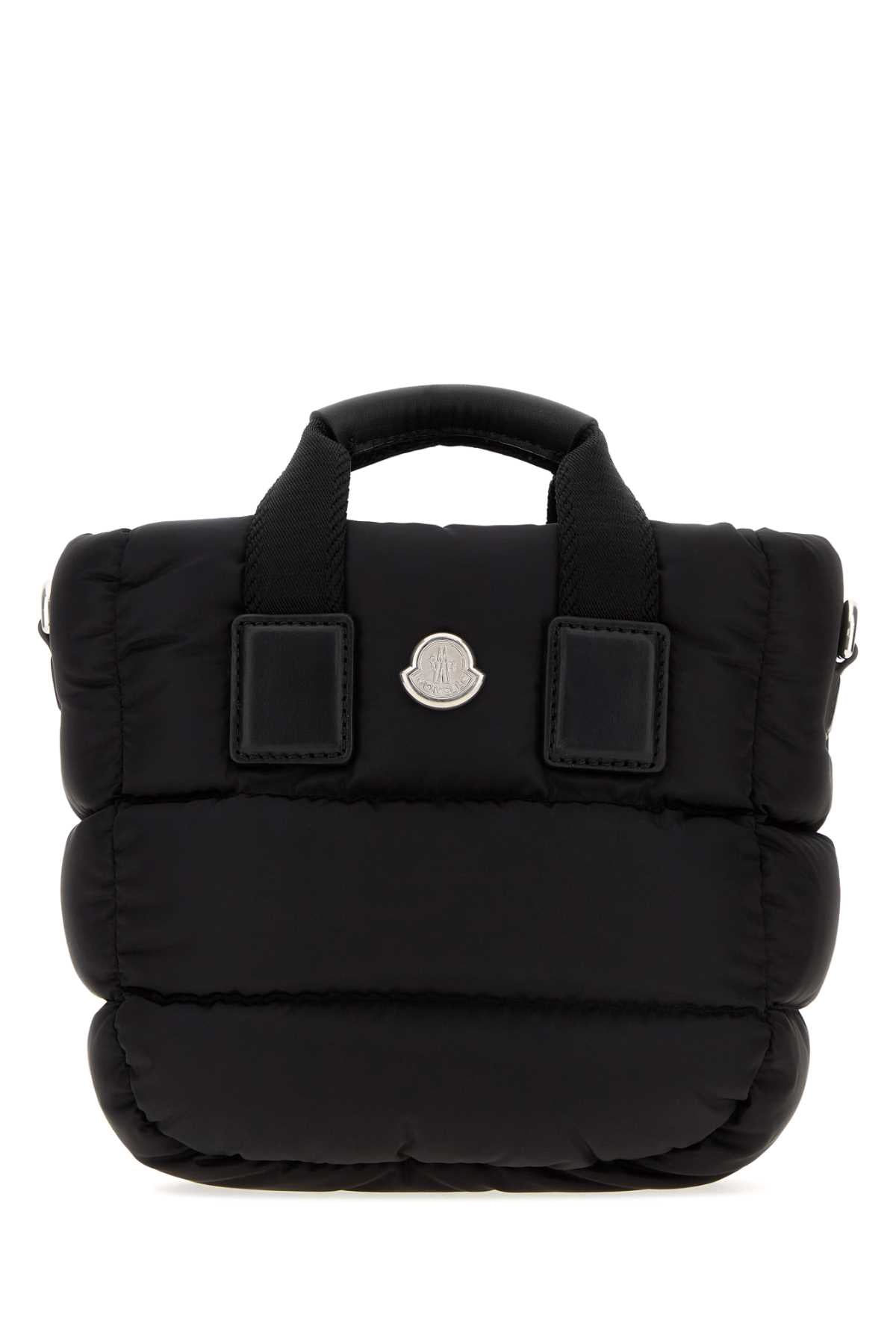 Moncler Women Black Nylon Mini Caradoc Handbag