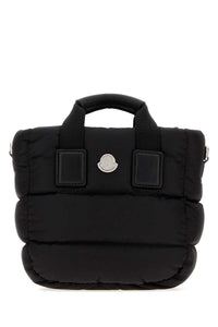 Moncler Women Black Nylon Mini Caradoc Handbag
