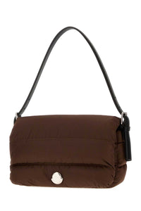 Moncler Women Brown Nylon Caradoc Shoulder Bag