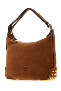 Tod's Women Brown Suede Mini Shoulder Bag