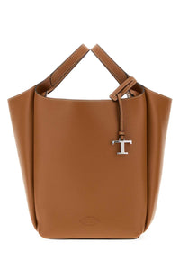 Tod's Women Camel Leather Apa Bucket Bag