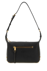 Tod's Women Black Leather Shoulder Bag