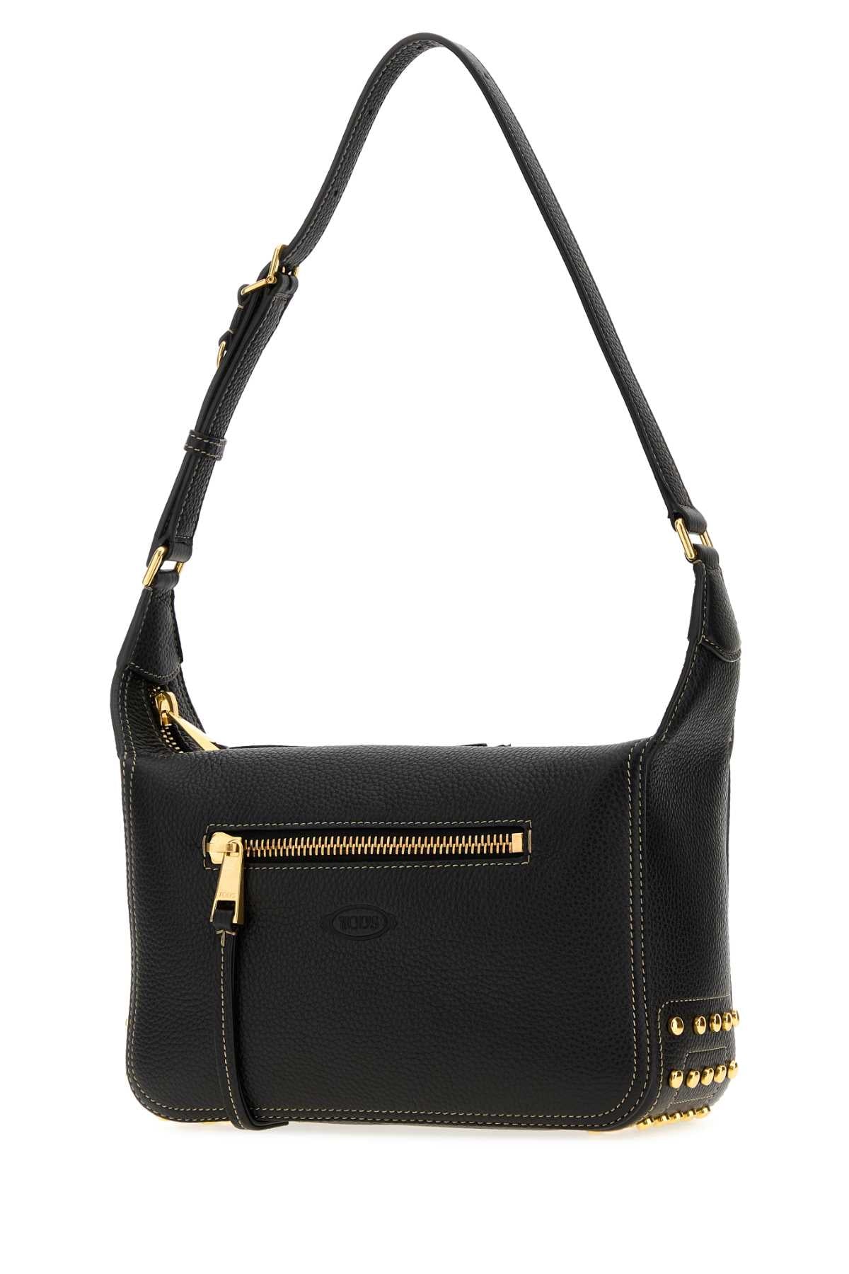 Tod's Women Black Leather Shoulder Bag