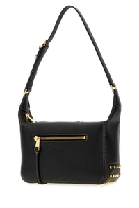 Tod's Women Black Leather Shoulder Bag