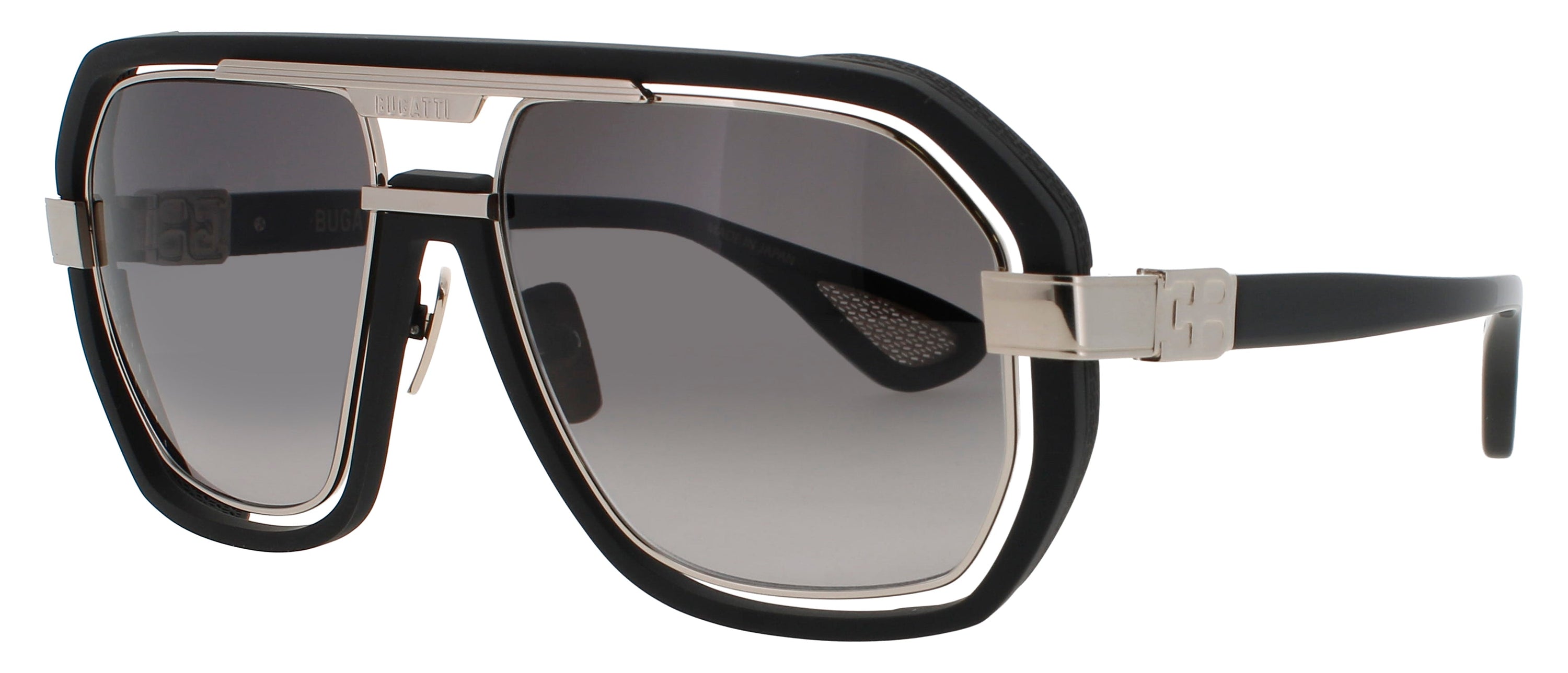Bugatti Bugatti Sunglasses GUNMETAL/WHITE GOLD