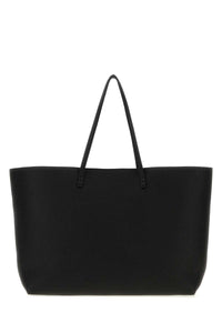 Fendi Women Black Leather Medium Roll Shopping Bag