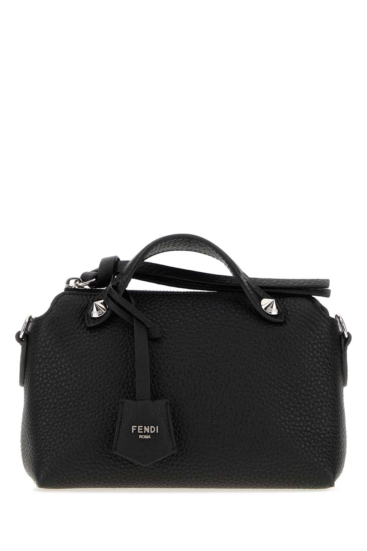 FENDI Fendi Women Black Leather Mini By The Way Soft Handbag