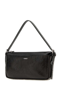 FENDI Fendi Women Black Leather Mall Handbag